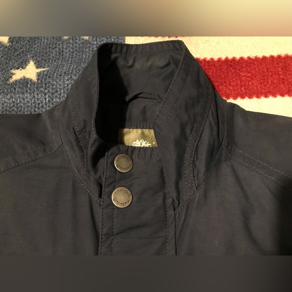 Vintage TIMBERLAND ANORAK MOUNTAIN UTILITY Jacket M Navy North Face Steep Rlpc x - Picture 2 of 12